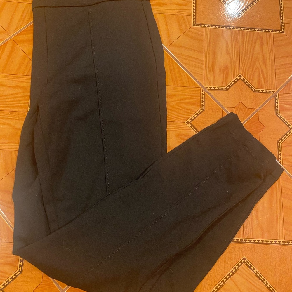 Anne Klein Women's Espresso Leggings, Size Small, Color-Black - Picture 4 of 4